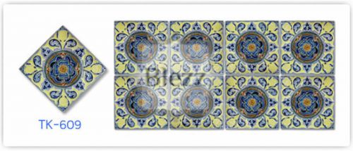 Blezz Tile Handmade Series - Paint&Drop code TK609 Pattern